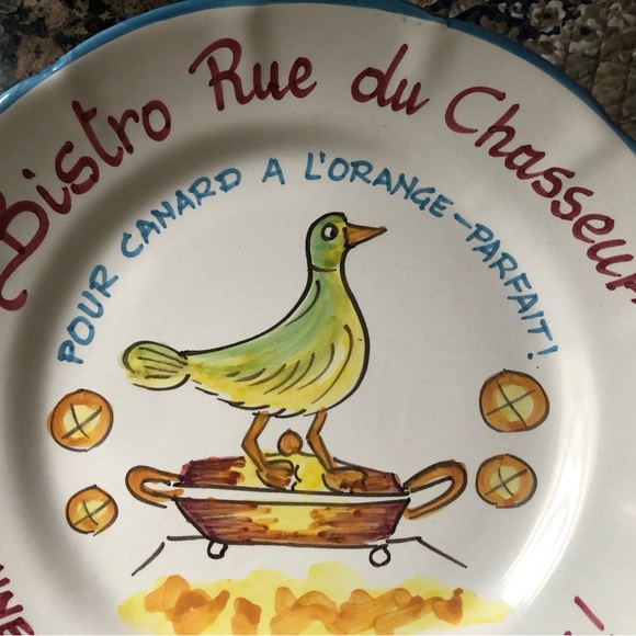 Vietri Solimene Bistro du Chasseur Italian Plate - Picture 4 of 8